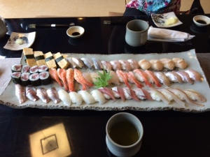 Look at all that glorious sushi!